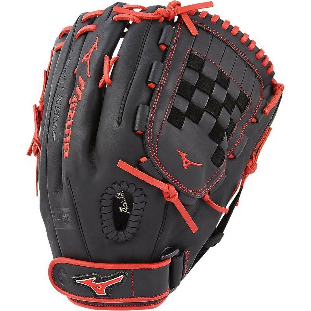 Mizuno MVP Prime SE Fastpitch 13" Női Kesztyű Fekete/Piros UJX931765